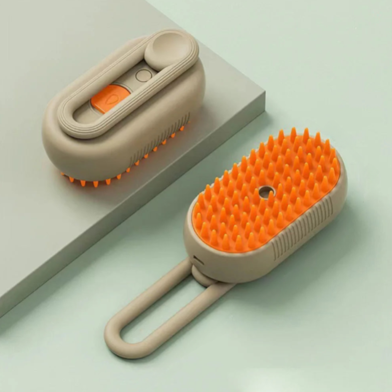GroomGlow | Elektrische Stoomborstel voor Verwennerij van Gezelschapsdieren