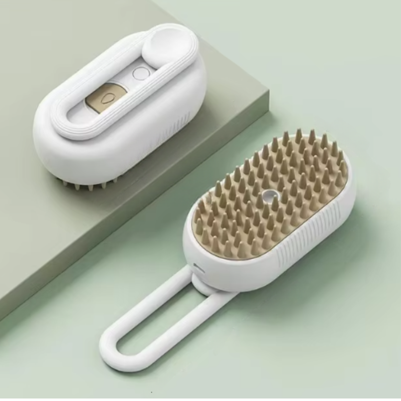 GroomGlow | Elektrische Stoomborstel voor Verwennerij van Gezelschapsdieren