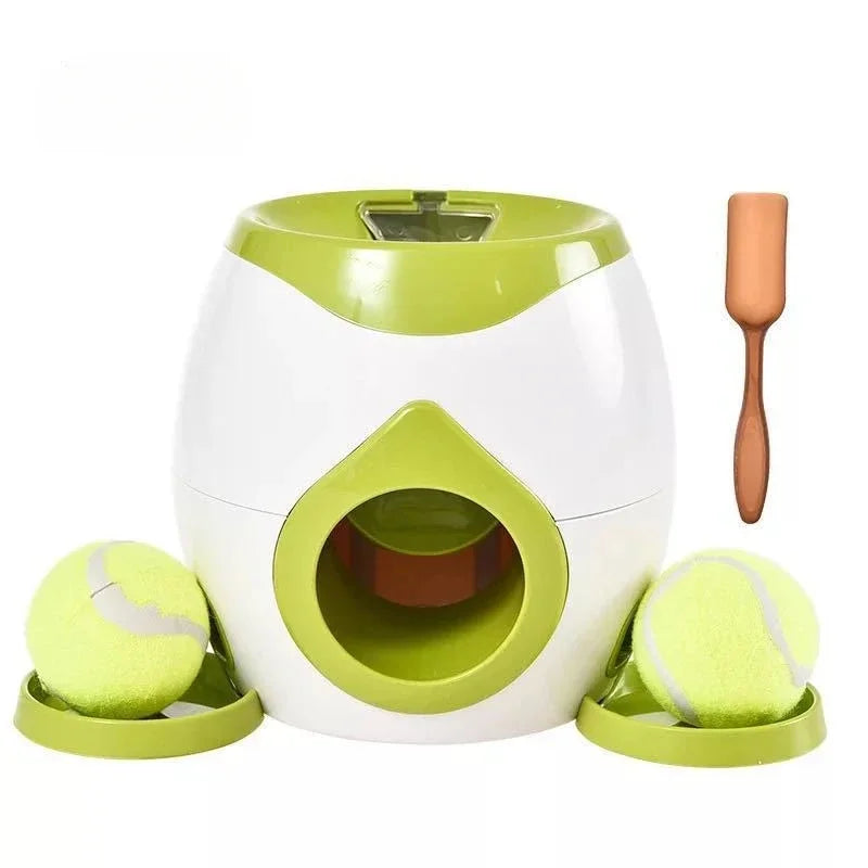 Honden Speeltje - Voerdispenser en Tennisbal Rolmachine