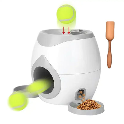 Honden Speeltje - Voerdispenser en Tennisbal Rolmachine