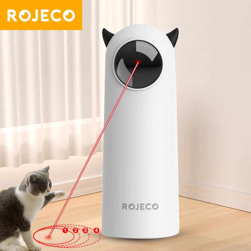 ROJECO Automatisch LED Laser Speeltje - Slim Interactief Speelgoed voor Katten